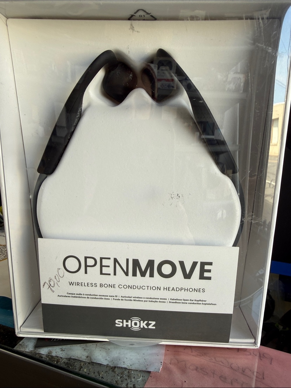 Shokz OpenMove Wireless Bone Conduction Headphones — Black